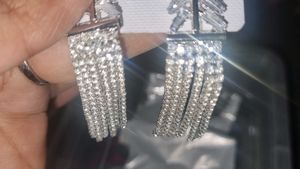 New Stylish Silver Flowy Jhumka