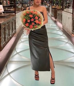 Sleek Olive Green Maxi Dress