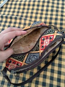Bandhani Print Sling Bag