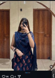 Floral Print Kurta