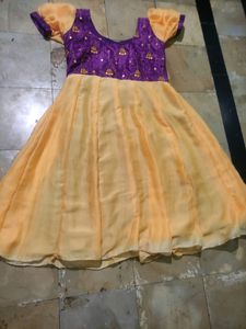 Mirror Work Embroidery Gown
