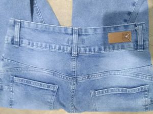 Light Wash High Waist Denim Jeans