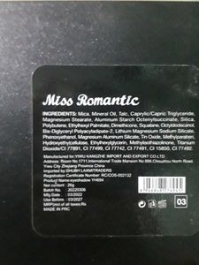 Eye Shadow Palette