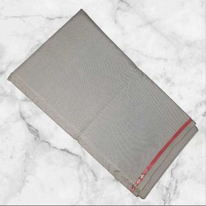 Grey Cotton formal pant cut pice