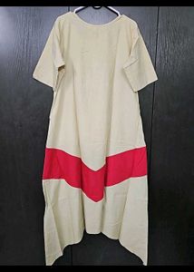 Embroidered A-line Dress