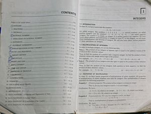 Rd Sharma Class 7 Math  Book . Only One Time Used