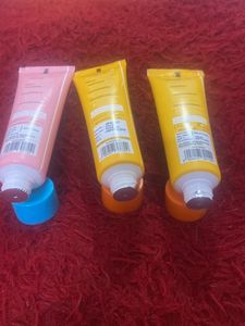 Sunscreen Facewash Aqualogica 4 Tube Pack