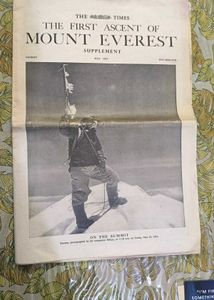 1953 Times: First Everest Ascent