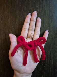 bow earrings