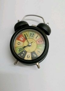 Analogue Aesthetic Alarm Clock With Light