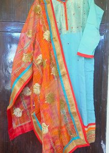 Kurta With Trouser And Dupatta