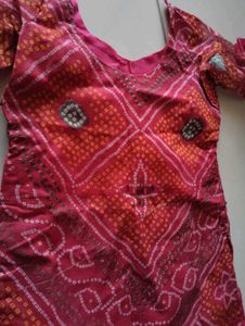 Bandhani Print Kurta