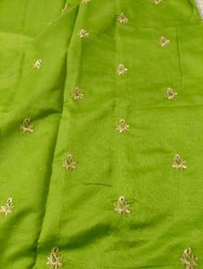 New Cotton Embroidery Saree(Unused)Price Down⤵️