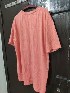 Peach &#39;Misfits&#39; Graphic Tee/ t shirt