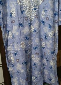 New mulmul chikankari kurti