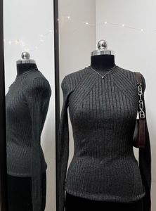 Zara Grey Full Sleeve Top