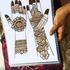 Mehendi Practice Reusable Book
