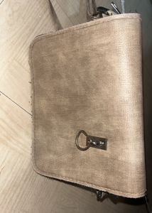 Khaki Color Sling Bag