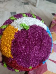 Handwoven Decorated Basket