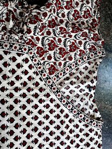 Floral Print Wrap Top