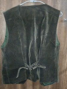 Green Trench Coat/ Vest