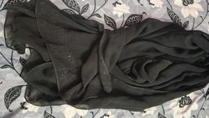 Elegant Black Abaya with Embellishments