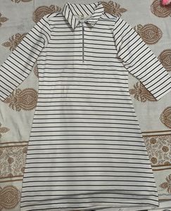 Striped Shirt Dress