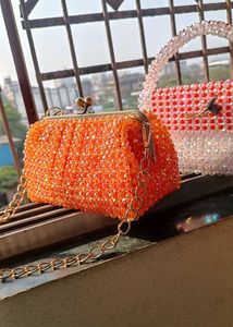 Frame Beaded Handbag