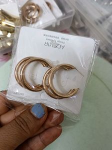 Rose Gold Hoops Earring