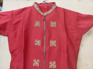 Vibrant Red Kurta