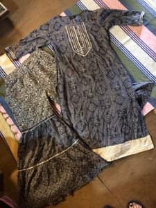 Sharara Cotton Kurta Set