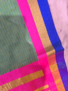 Multicolour glittery and shiny saree.