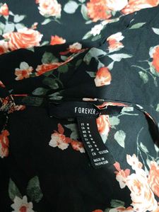 9210Floral Print Mini Dress