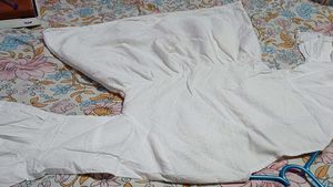 White Bell Sleeve Top