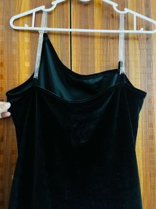 Black Side Slit Dress