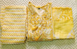 Printed Jaipuri Cotton Kurti Set For Women