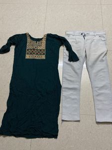 Embroidered Kurta Set