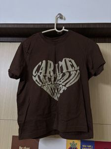 OUTZIDR Brown Graphic Tee