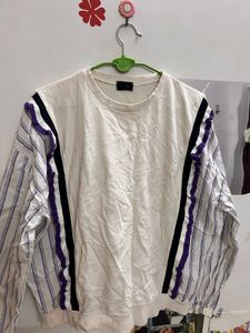 Stylish Striped Sleeve Top