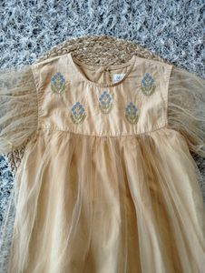 Girls Embroidered Summer Dress