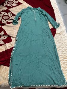 Simple Kurti Neckline Work
