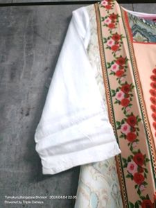 White Multi Colour Kurta