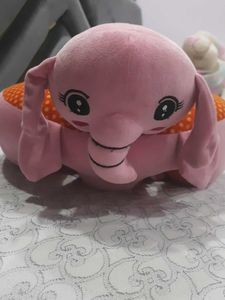 Baby Elephant With Back Support For Toddlers