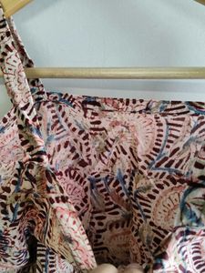 HAND BLOCK PRINTED PEPLUM TOP