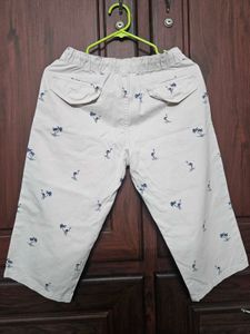 Boys Printed Capri Pants