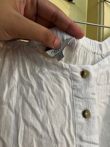 Next White Top With Knot Details