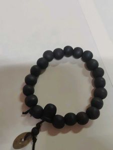 pure karungali mall Beaded Bracelet with Coin