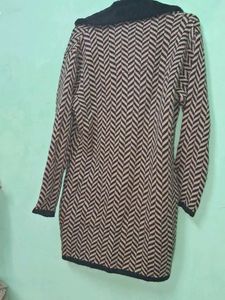 Pink Rose Chevron Sweater