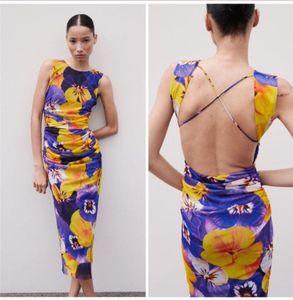Floral Tulle Bodycon Dress