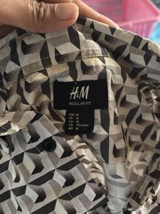 H&M Geometric Print Shirt